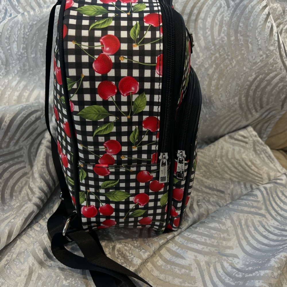 Madden Girl Cherry Patterned Backpack - image 4